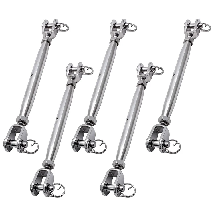 stainless steel closed body turnbuckle jaw and swage terminal