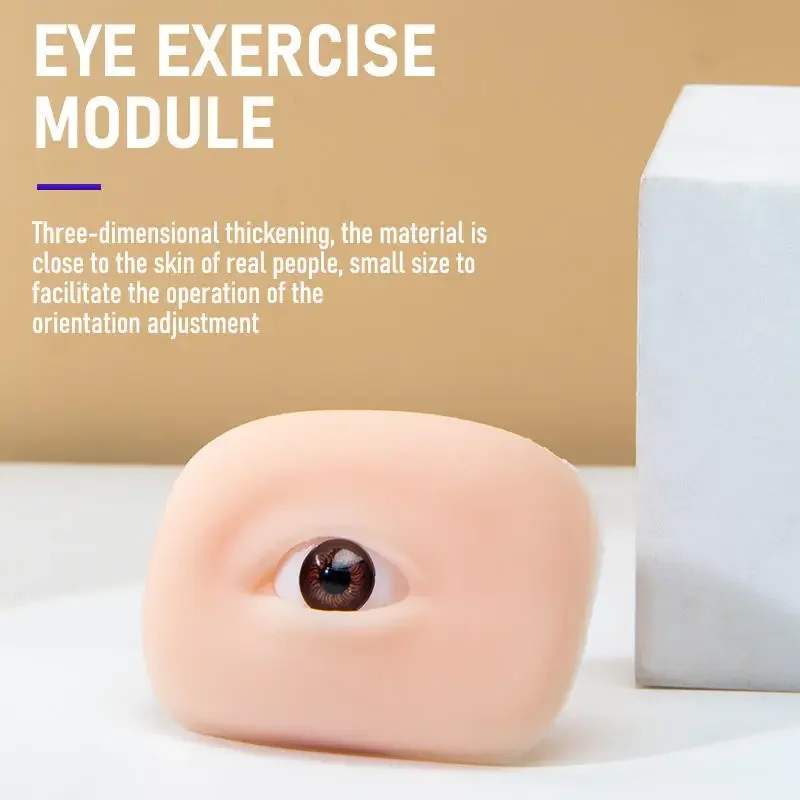 Light Weight Silicone Tattoo Microblading Practice Skin 3D Eye Face Artificial Skin Accessories Tattoo Eyebrow Exercise Model