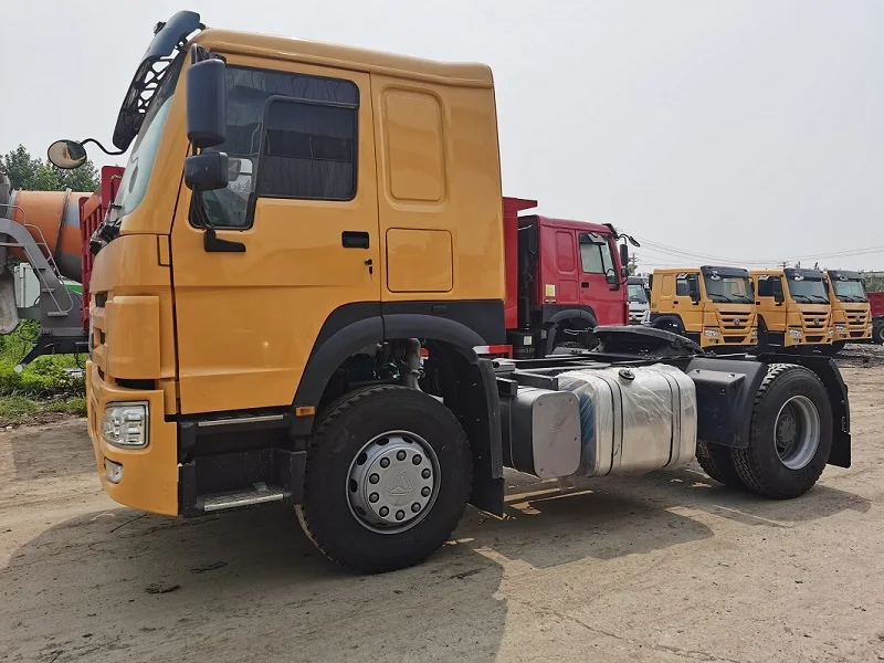 Left Hand Drive Tractor Truck Big Single Tire 6x6 All Wheels Driving Tractor Truck For Sale