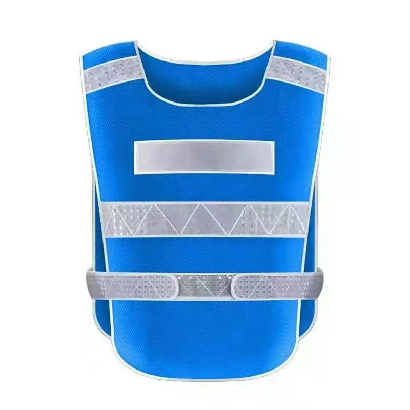 Reflective Vest Jacket Strip Fabric Construction Security Safety Vest High Visibility Hi Vis Work Reflective Clothing