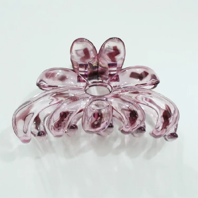 Exquisite simple temperament elegant retro style fashion versatile customizable acetate hair claw shark claw claw clip