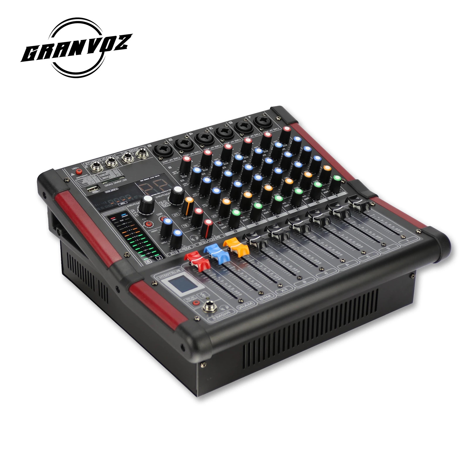 Усилитель dj музыкальный миксер звуковой 6