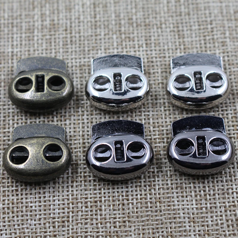 New style  pig nose metal drawstring cord end stopper with lid cord end lock