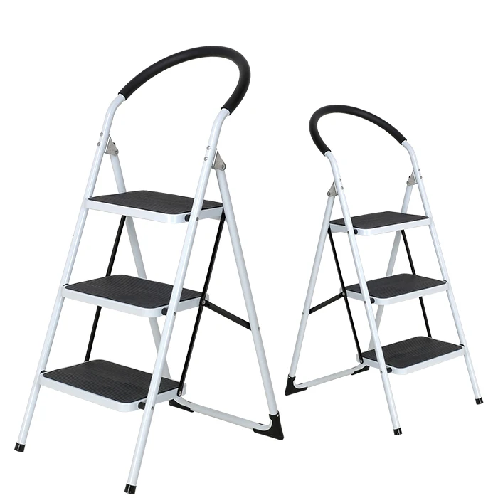 Cheap Factory Price Home Use 3 Steps Ladder Steel Ladders