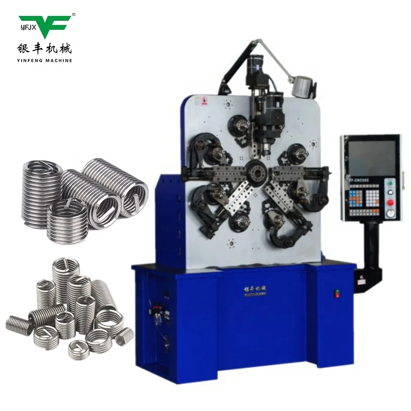Customized M4-M24 CNC Automatic Stainless Steel Helicoils making machine