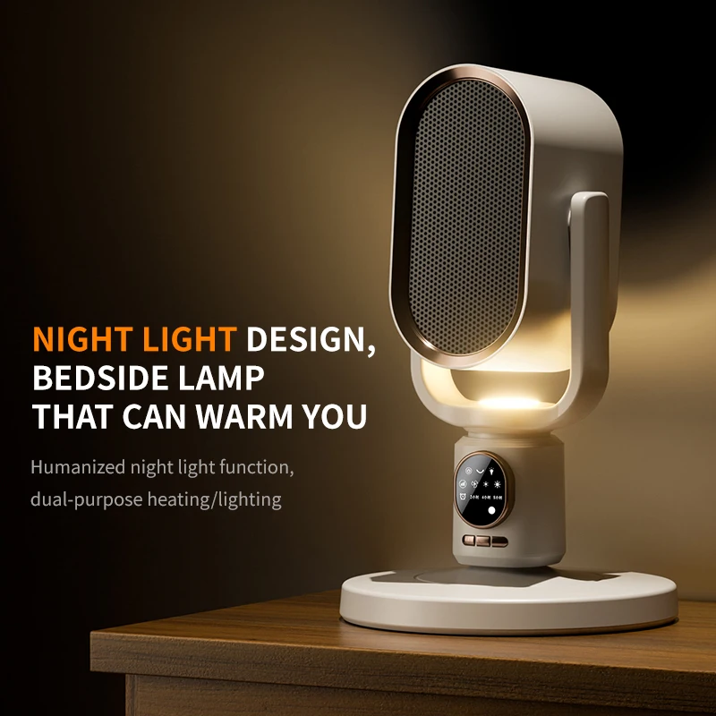 1800 watt energy-saving PTC ceramic heater 2/4/6h timed winter household room vertical desktop heater