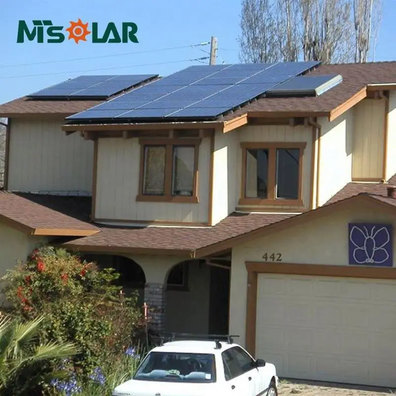 Renewable energy easy installation distributed 4kw solar system for home