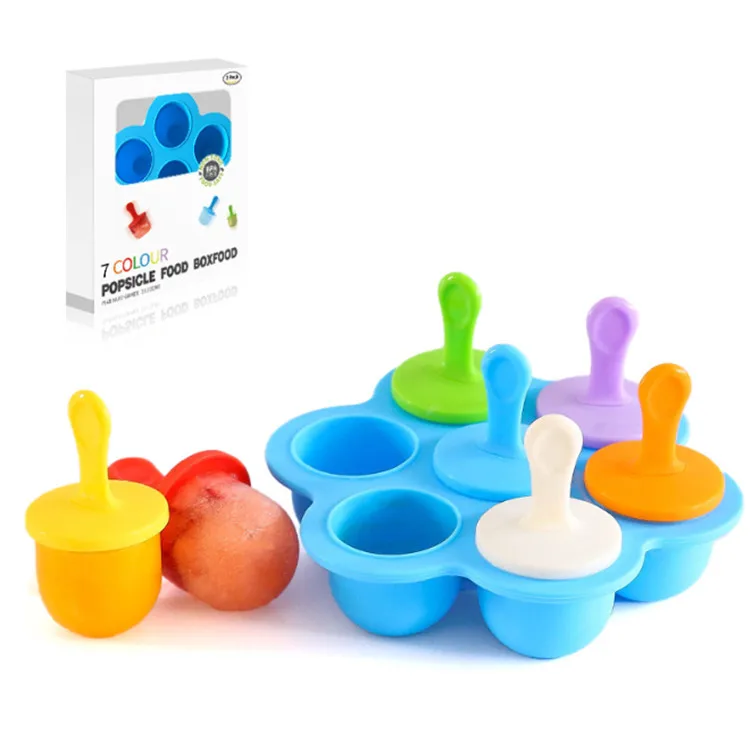 Silicone popsicle ice cream maker Baby Food Storage Food Freezer containers Trays