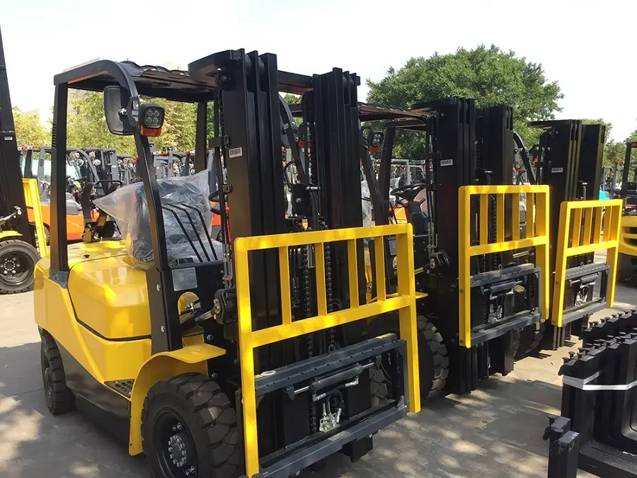 Euro 5 emission standard 3.5ton LPG forklift truck with CE
