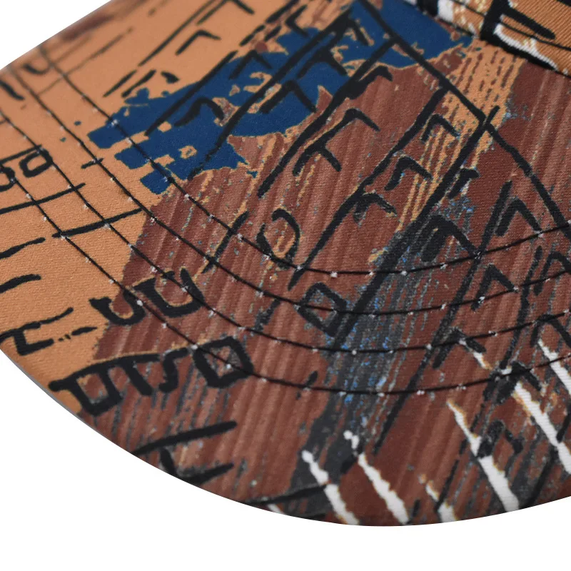 Cheap Sun Visor Snapback Hip Hop Mesh Hats Custom gradient Trucker Cap