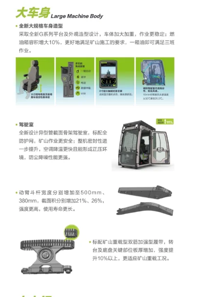 Intelligent Manufacturing 38 Tons Crawler Excavator ZE385Gk with Cummins Engine