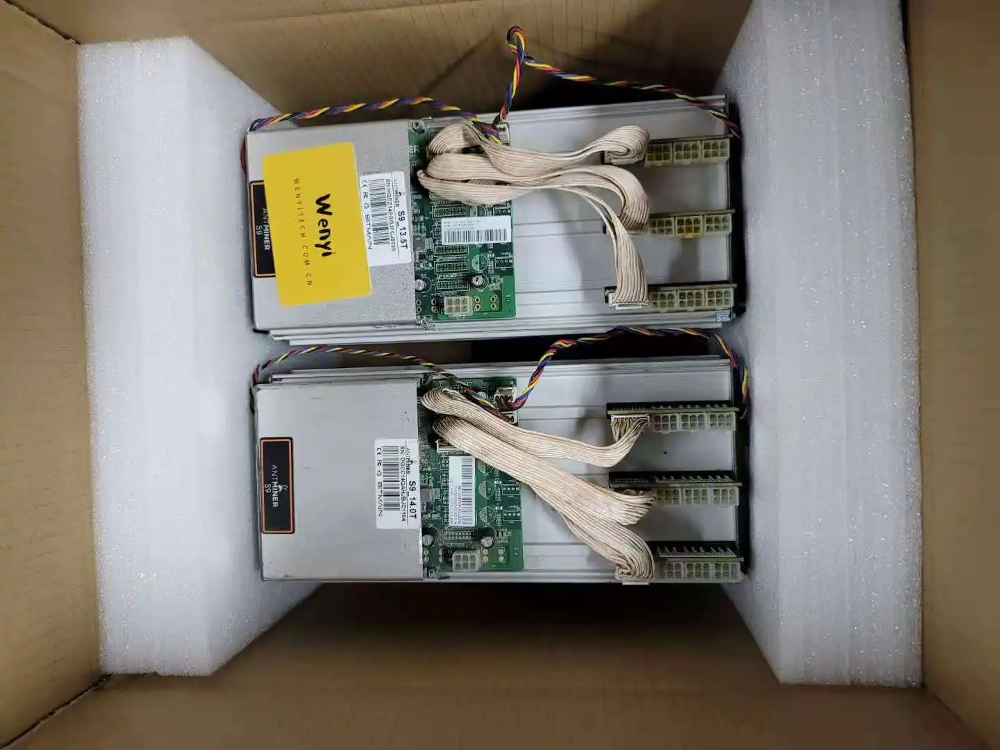Used Bitcoin Miner Antminer S9 S19 Pro L3 Second Hand Mining Machine Asic Bitmain Blockchain with Power