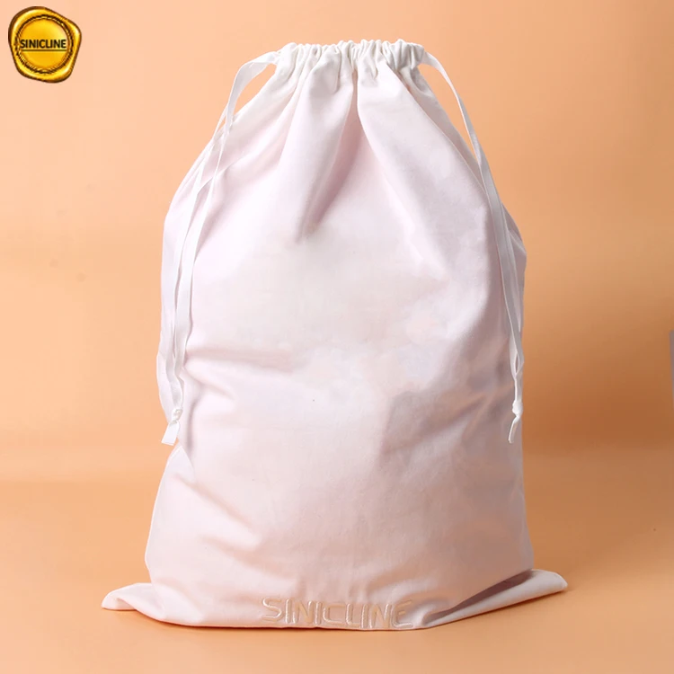 Sinicline custom 6oz. Оптовая продажа хлопковых пылесборников для сумок с вышитым логотипом