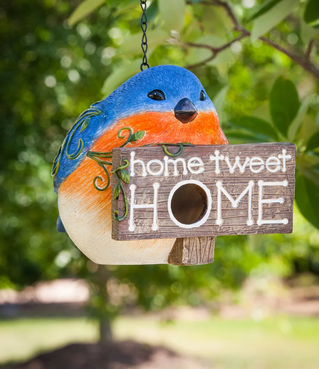 Birdie Garden Resin Easy Bird Carriers Houses mini bird house for garden decoration