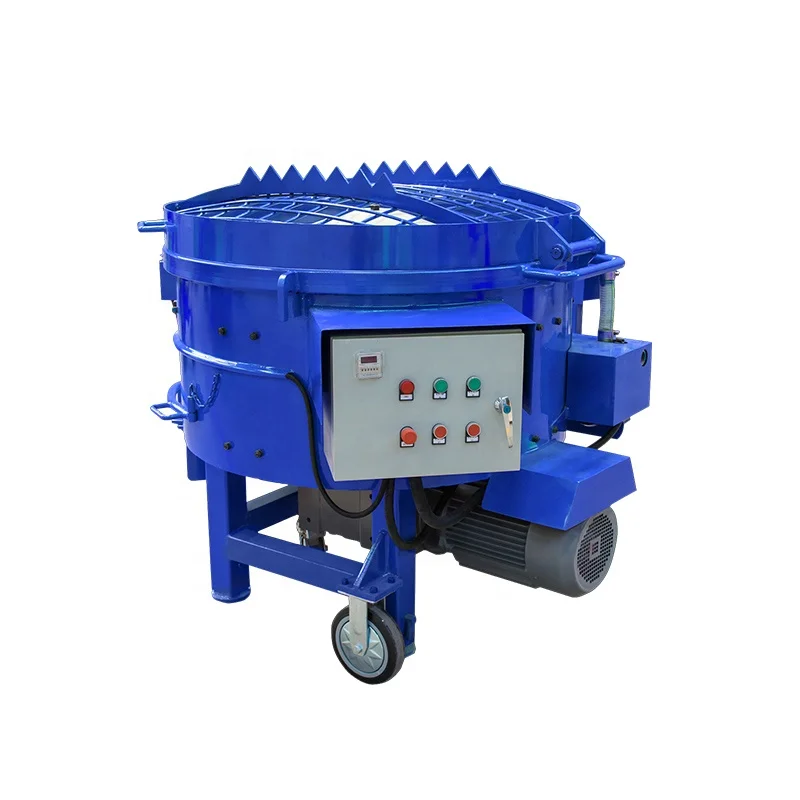 ISO 250kg Water Spray Nozzles Castable Refractory concrete pan mixer mortar pan mixer for wholesale