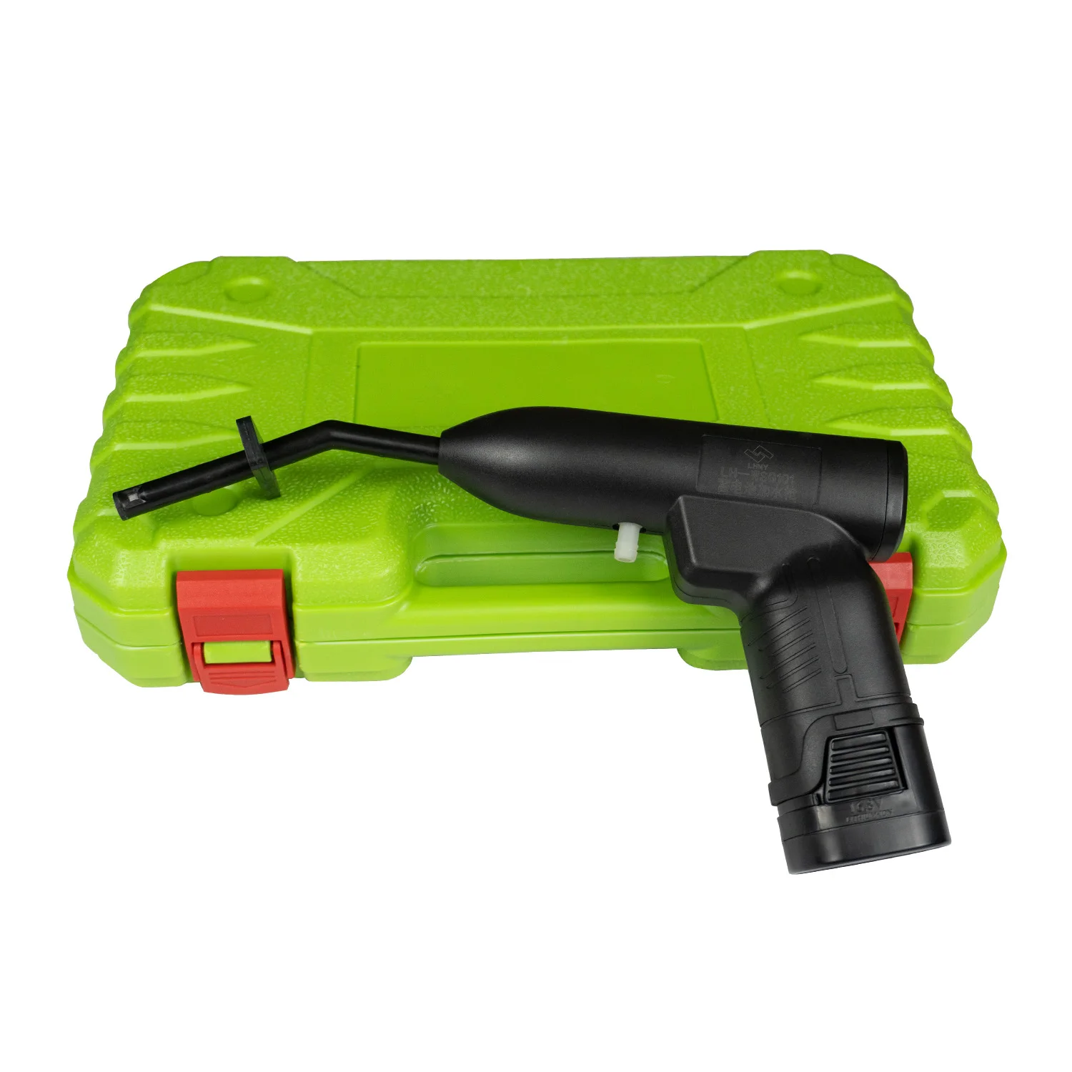 Battery filling gun with level Sensing Extension Tube Battery refills designed for forklifts and golf carts