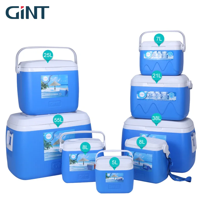 Gint 2021 5L 8L 21L 25L 38L 55L Plastic Ice Cooler Box  CF serious Insulate Beverage popular American Style Cooler Box