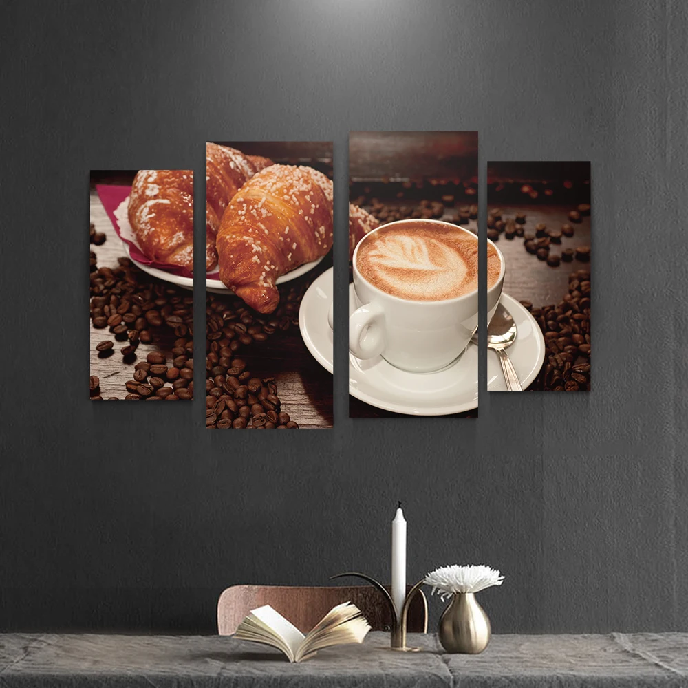 2020 new Coffee Poster art retro Retro  wall painting decorative painting for Coffee shop