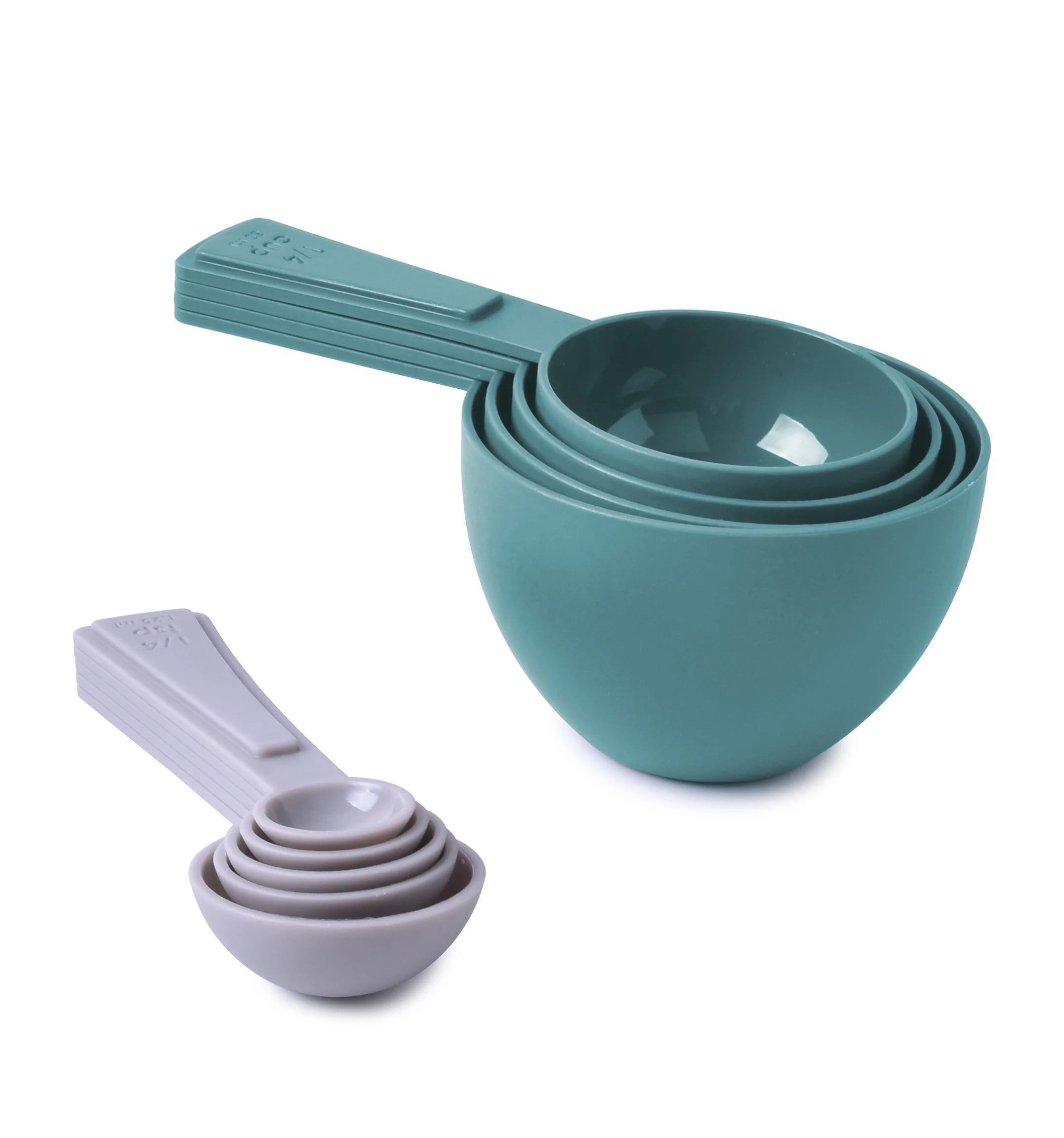WFG-072A  Professional plastic material  kitchen   5 piece  measuring  spoons set