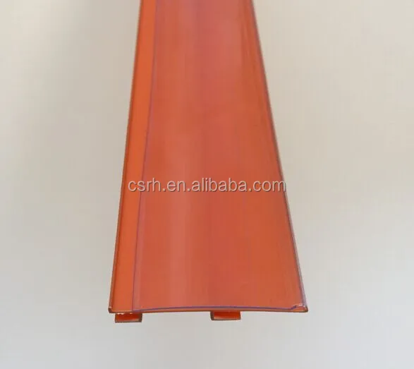 PVC Price Tag Holder Data Strip for Supermarket Shelf