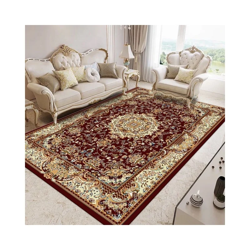 3D Luxury Persian Modern Chenille Carpet and Rugs Custom Washable for Outdoor Space-for Living Room Bedroom Floor Carpet