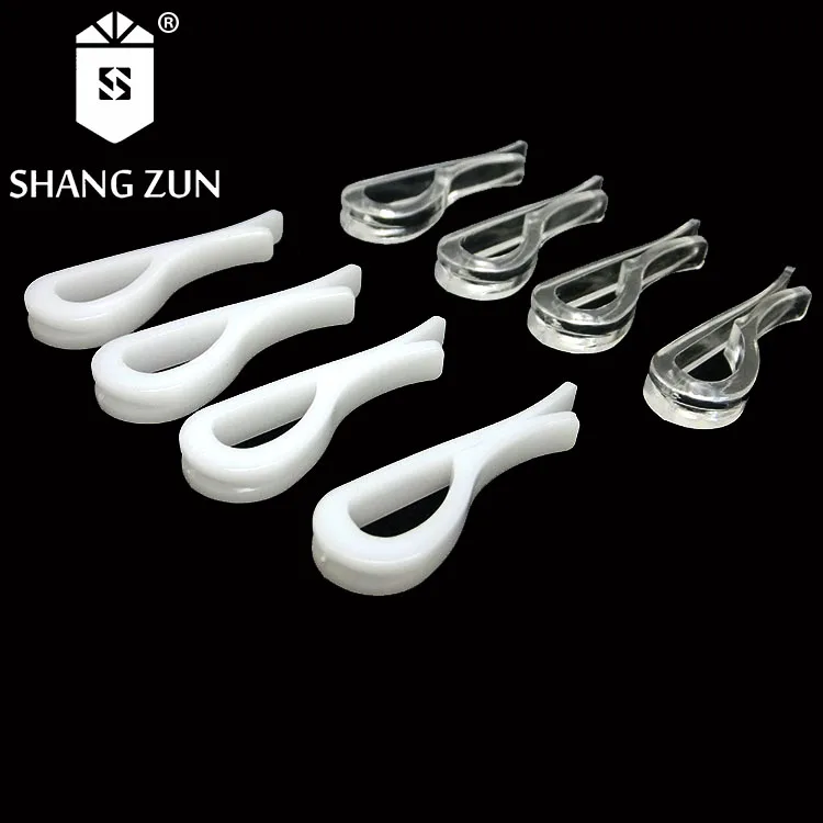 
Wholesale Eco-friendly PS clear plastic anti-skid anti-wrinkle shirt clips for garment 