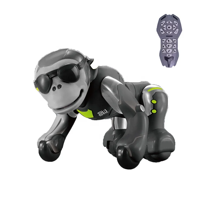 
2020 new rc electric dancing musical voice animal orangutan educational robot radio control toys 
