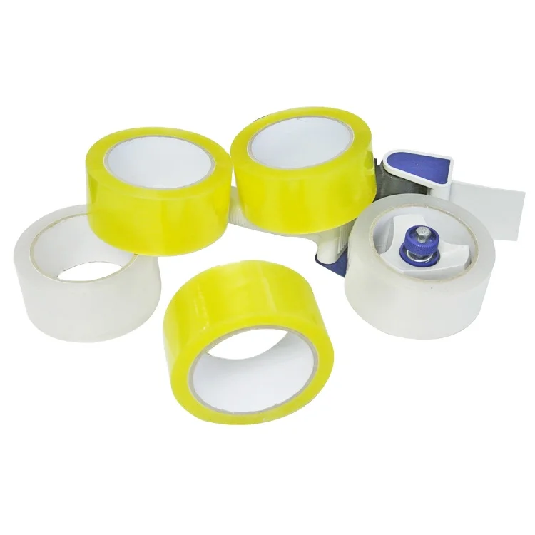 Glue Bopp Film Packaging Tape 40mic X 48mm X 40m Waterproof Adhesive Tape Clear Free Sample Acrylic Offer Printing Single Sided