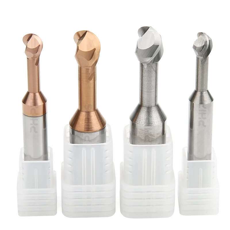 PHIPPS Arch Cutter tungsten steel carbide lollipop ball end mill solid carbide HRC55 cutting tool for mould steel