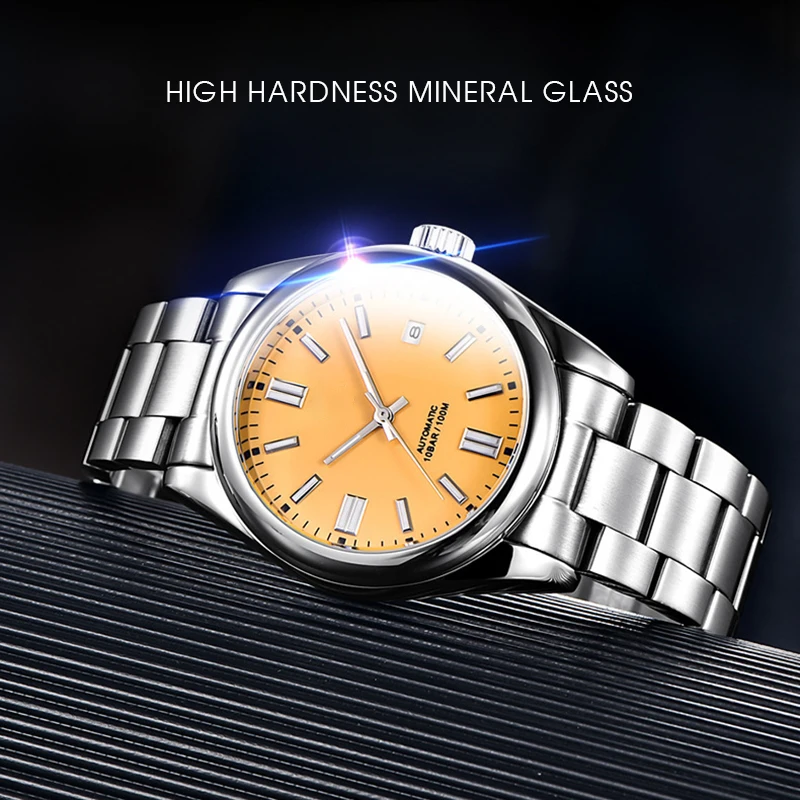 Luxury 39MM Watches Automatic Watch Leisure 100M Waterproof For Men Mechanical Wristwatch Stainless Steel Clock