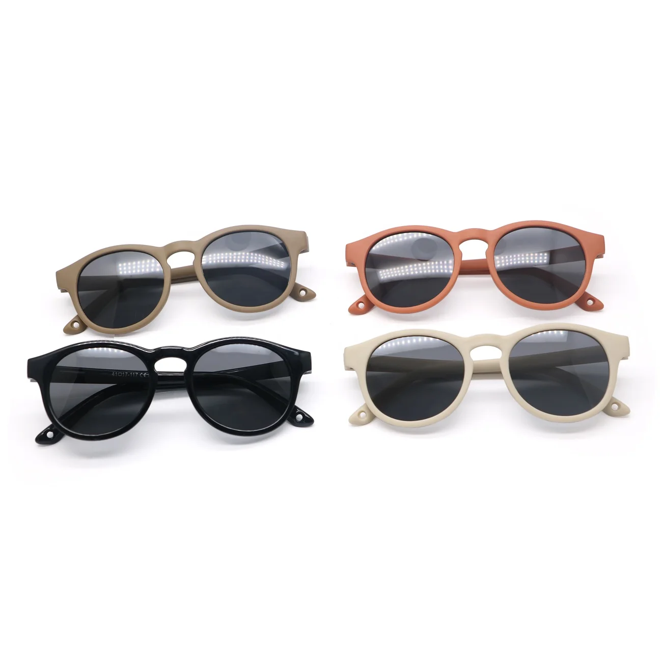 Высокое качество От 0 до 3 лет ТПИ детские солнцезащитные очки поляризованные с гибким круглым безопасный мягкий изготовленным на заказ логосом для маленьких мальчиков и девочек Солнцезащитные ремешком