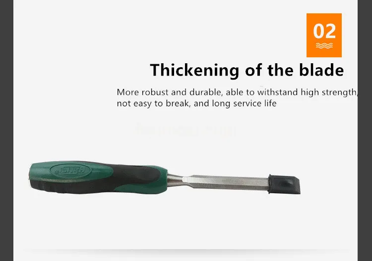 High Quality Flat Chisel High Quality Round Shank Round Collar Pneumatic Hammer Point Chisel Flat 