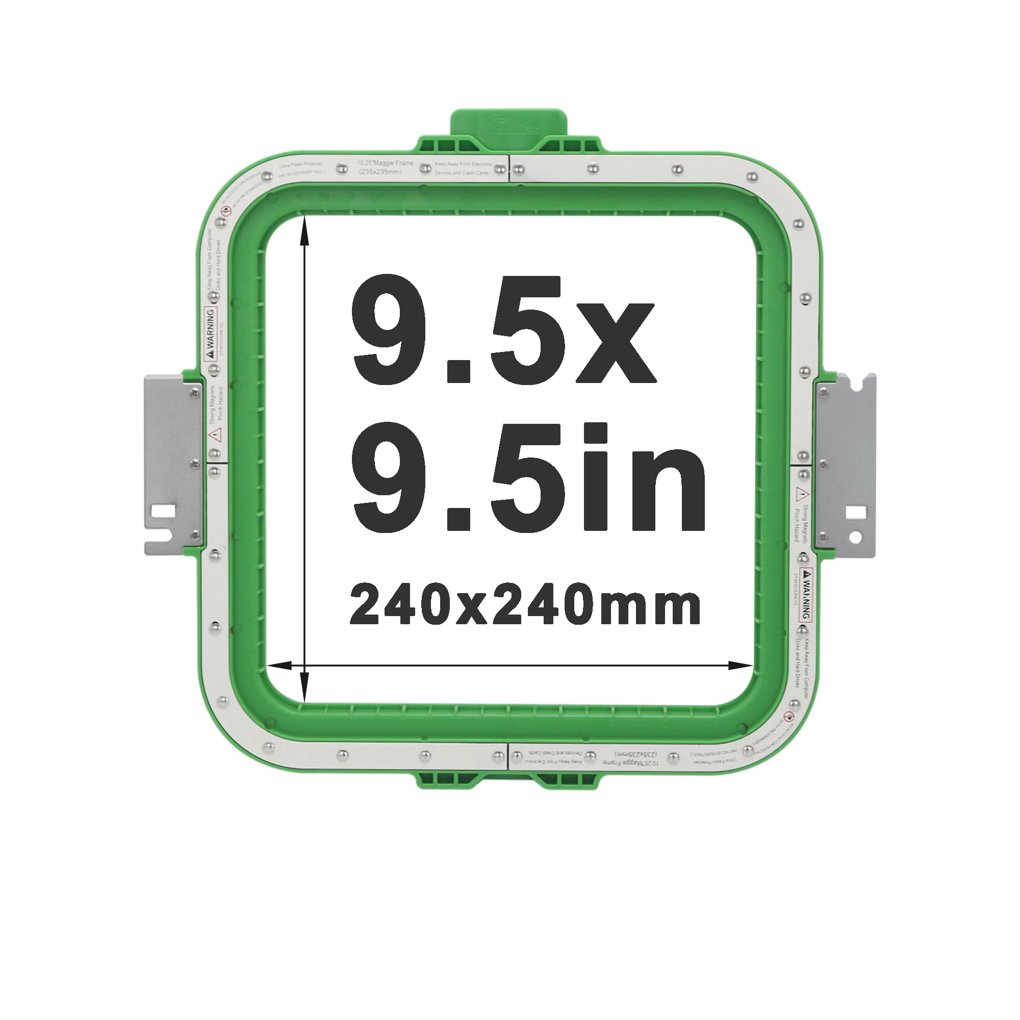 5.5 Magnetic Embroidery Frame Mighty Hoop for Tajima Tajima 355mm Industrial Embroidery Machines