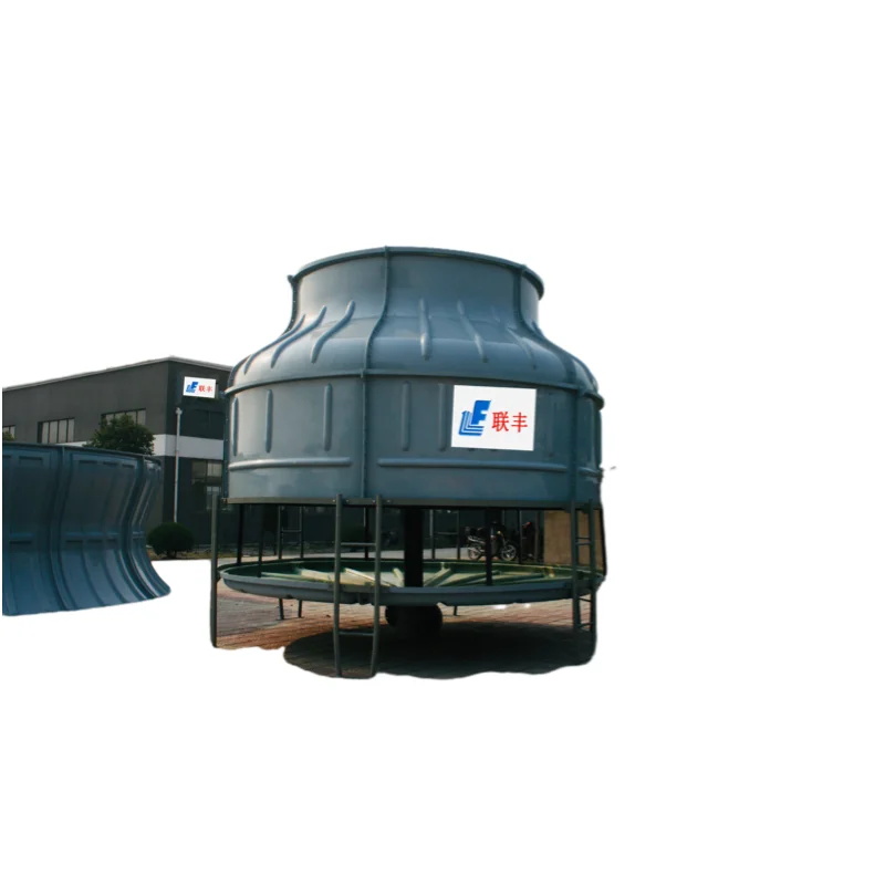 250Ton Low Noise Round Shape Sewage Circulation Water Collecting Cooling Tower For Plastic Chemical Industry