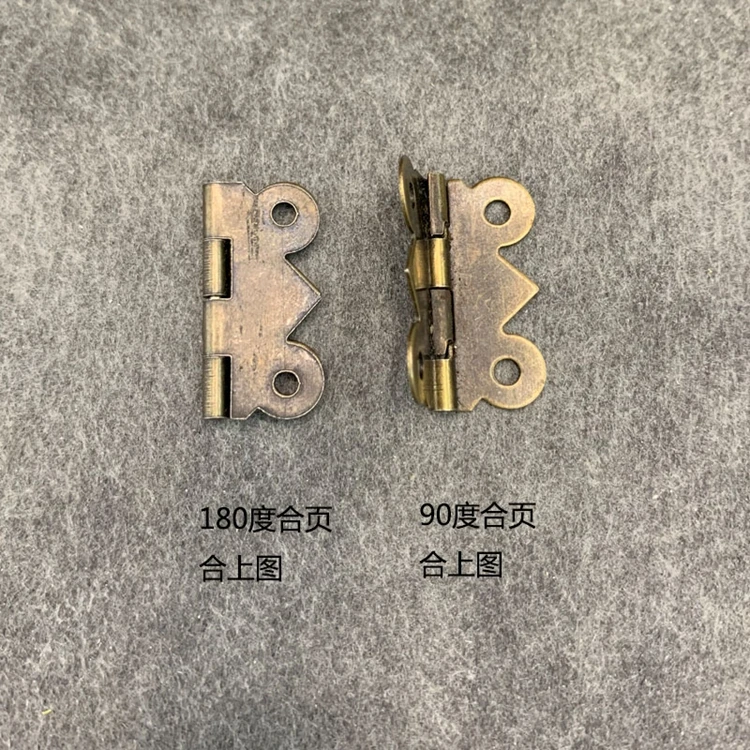 Hinges 24X21MM Small Butterfly Furniture Hinge Box Small Small Hardware Decorative Metal for Wooden Kitchen Cabinet Wood
