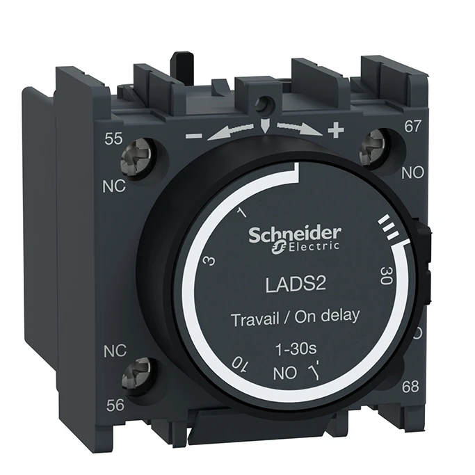 Tesys D series air delay module  LADT2  Power-on delay, electrical module, delay time 1-30s