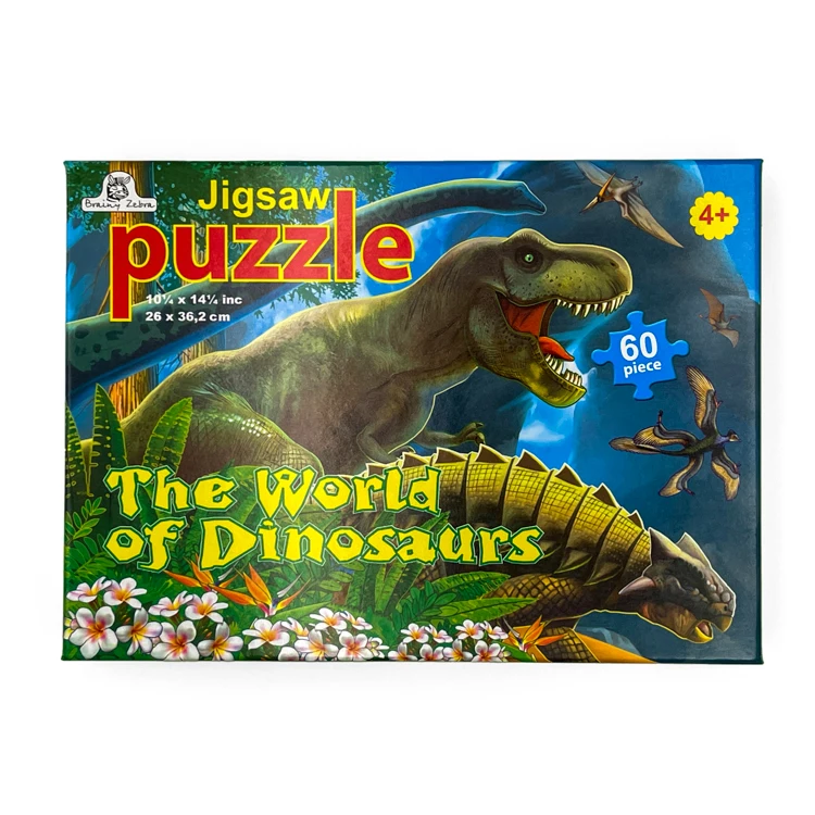 China Factory Custom OEM DIY Educational Kids Toy Game Paper Jigsaw Puzzle