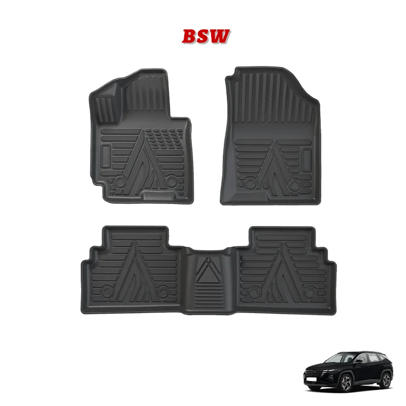 Tpe Car Mats Front Rear Car Mats High Quality TPE Material Car Floor Mat for Hyundai Tucson