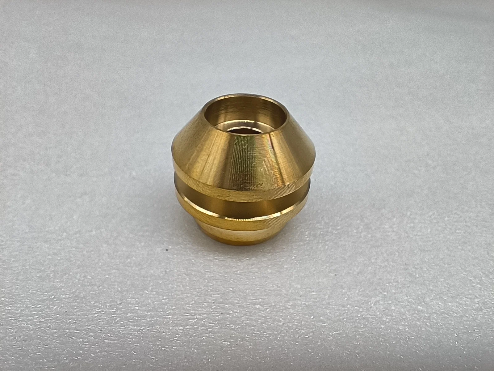 19+ years direct factory OEM custom CNC machining turning brass part nut tube with shining surface