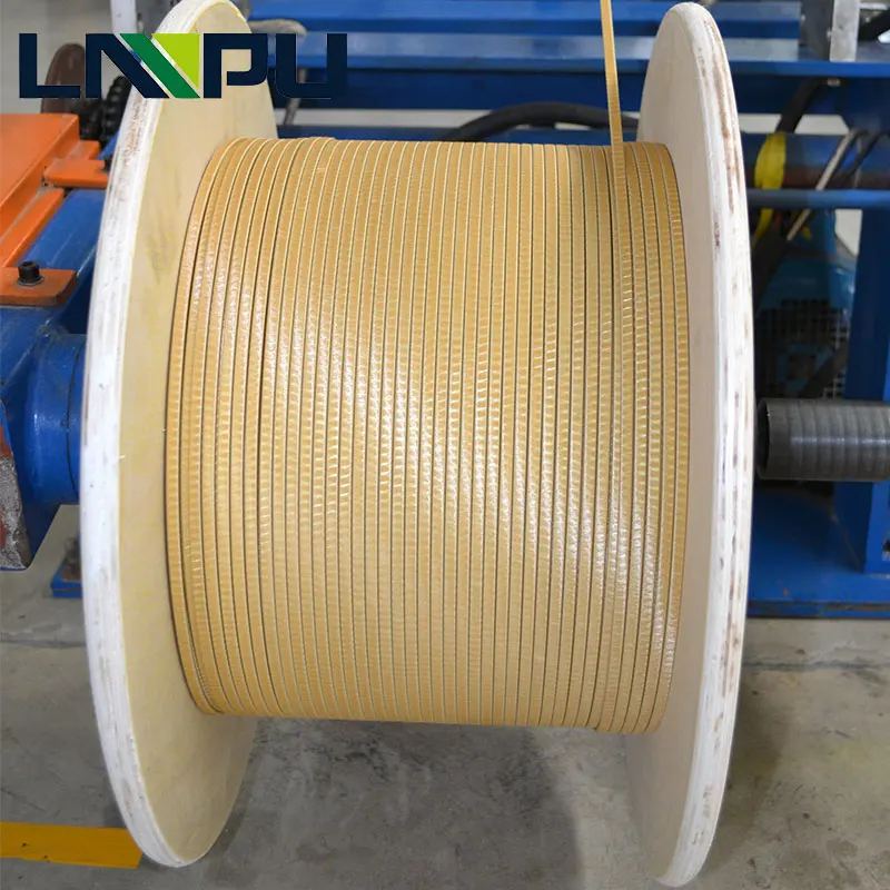 Class 180 Covered With Glassfibre Yarn Rectangular Conductor Of Copper Polyesterimide Enameled Magnet Wire