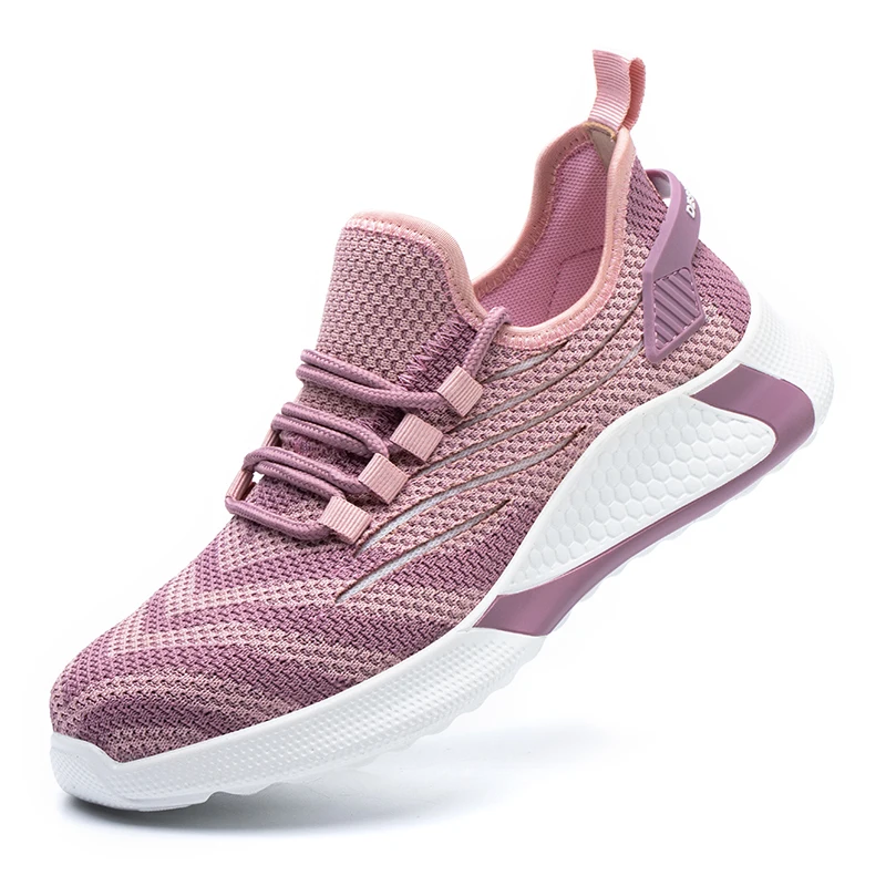 FZ-55 безопасная обувь для женщин, рабочие ботинки для женщин, защитные ботинки со стальным носком, женские легкие кроссовки