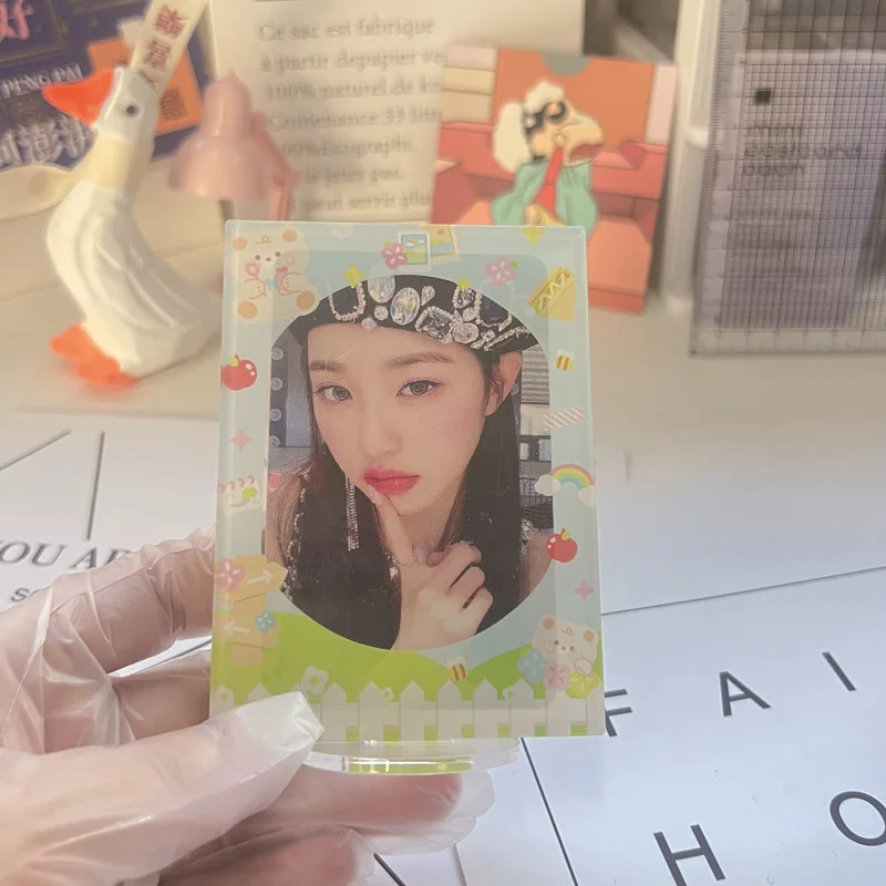 Акриловая рамка standee оригинальная Polaroid Пикник медведь фоторамка акриловая стеллаж 3-дюймовая вставка для карт