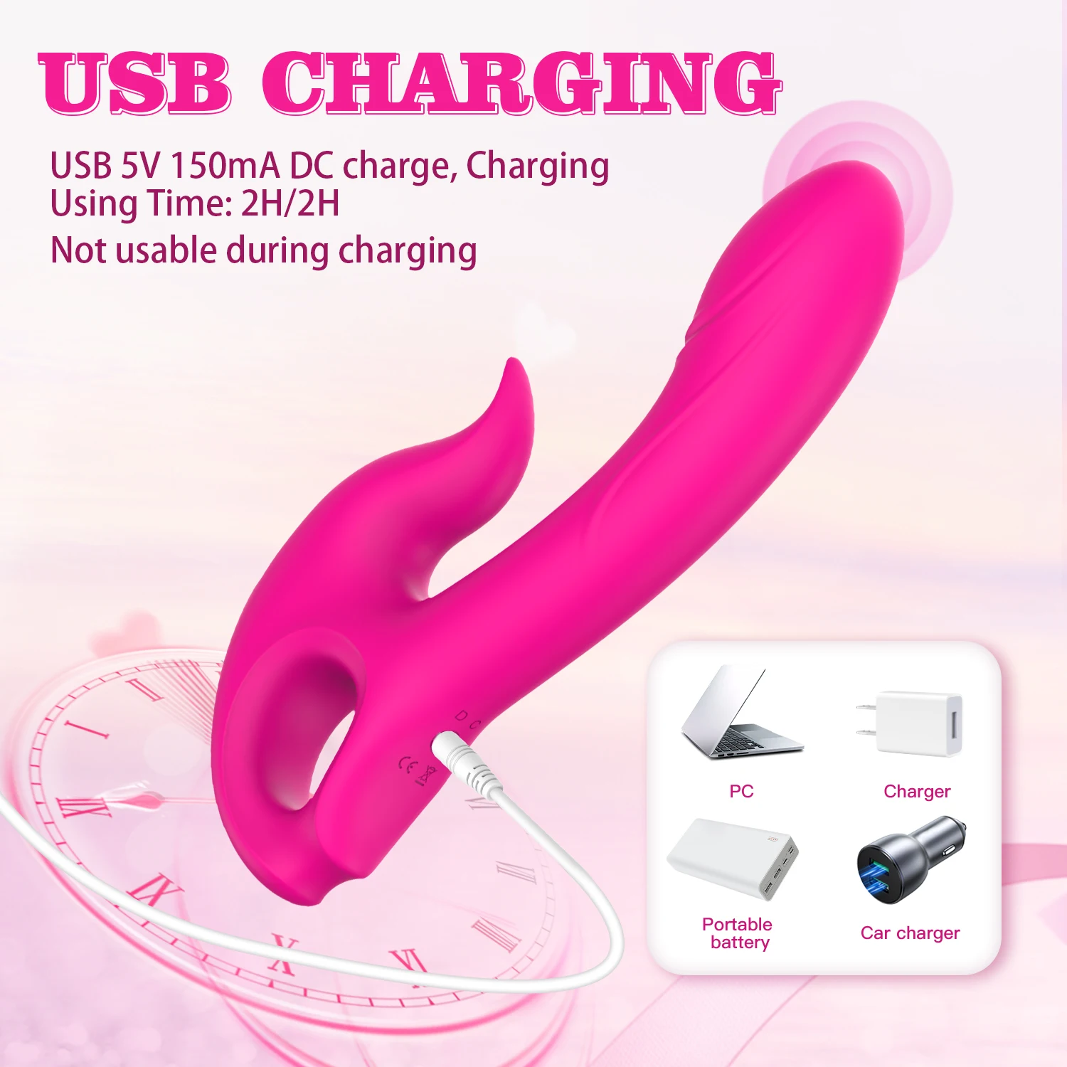 Ylove Soft Liquid Silicone Adult Sex Toy Vagina Clitoris Stimulation with Vibration Function for Couples Made from Silicone ABS