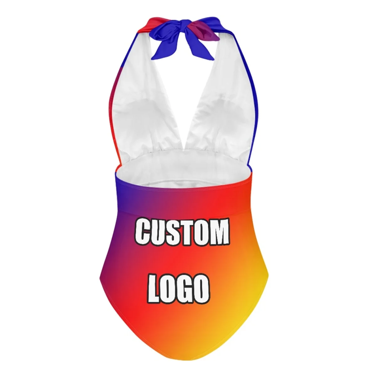 Wholesale Sexy Swimwear Women Custom Logo Print One Piece Bathing Suit Ruched Tummy Control Swimsuit OEM Strap Bikini Beachwear