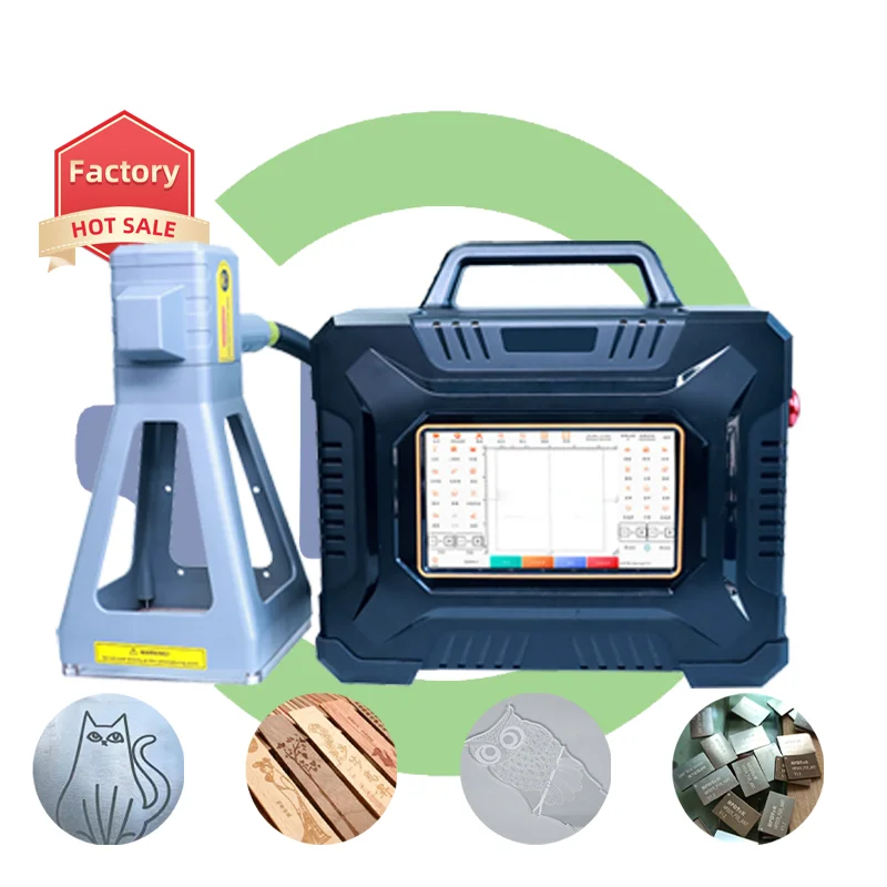 CNC LY Wholesale Customization New Handheld Portable Fiber Laser Marking Machine For Metal Hard Plastic For Marking