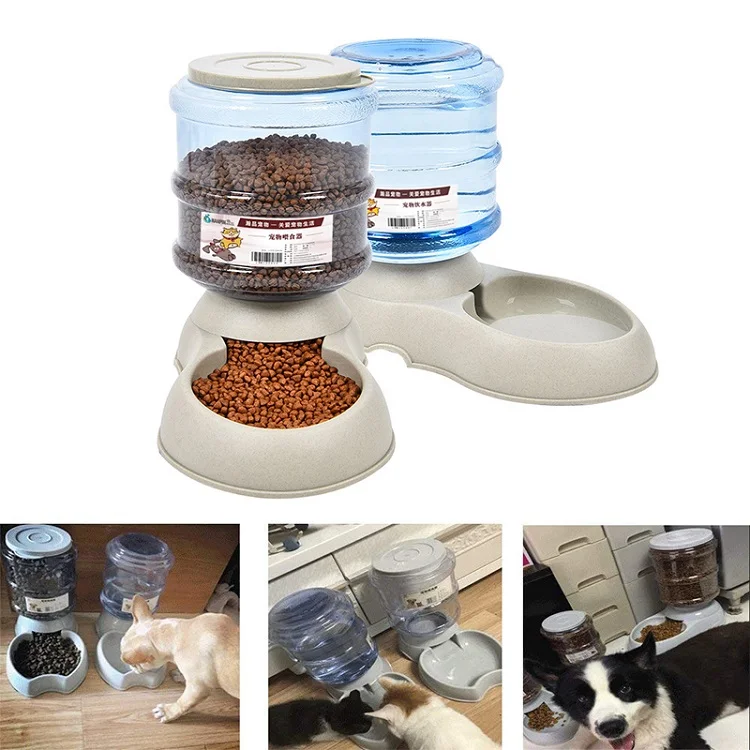 
Wholesale High Quality Portable Dog Feeder Automatic Pet Water And Food Feeder 