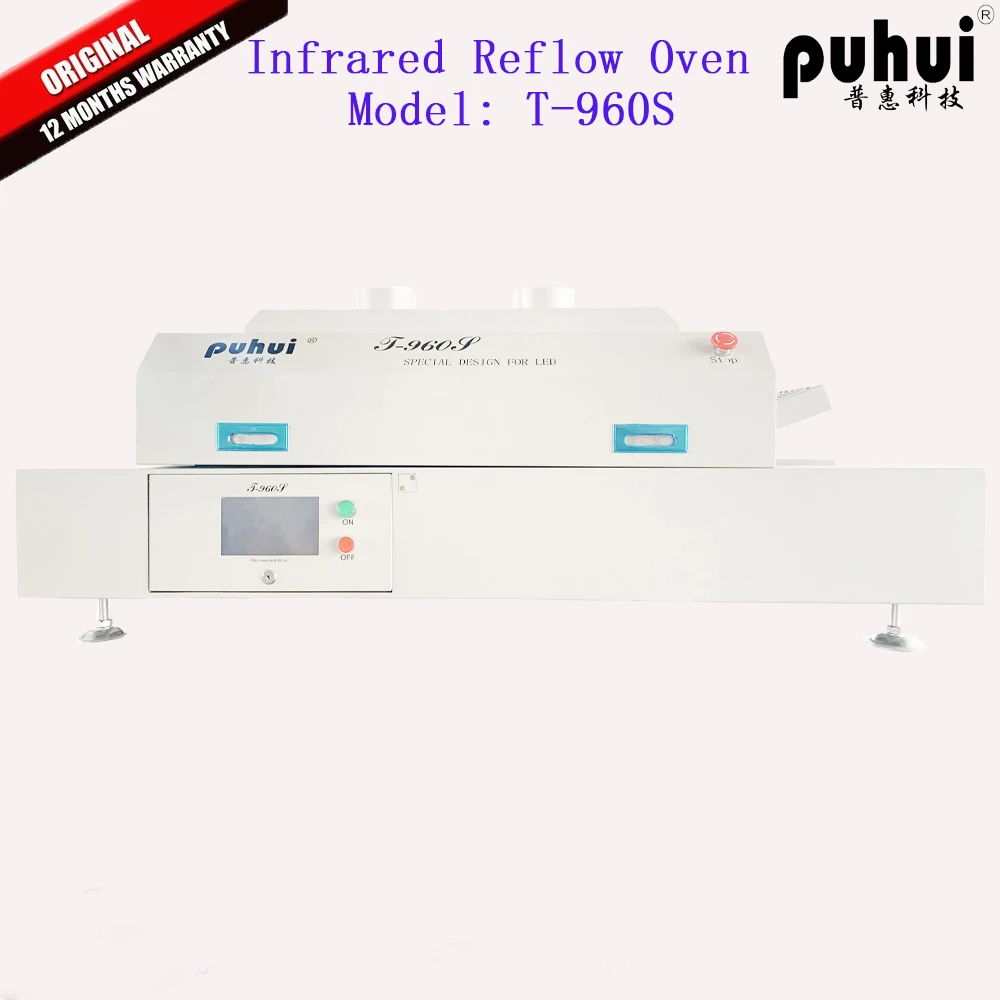 High quality New innovative product 3 phase 5 lines 220V / 380V  channel  smt reflow oven T-960s