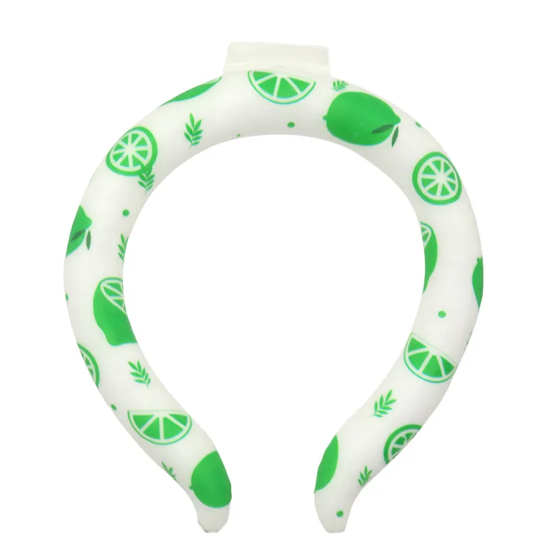 2024 Summer Hot Cold Compress Neck Pack Wrap Ring Cold Neck Cooler With Cooling Plates