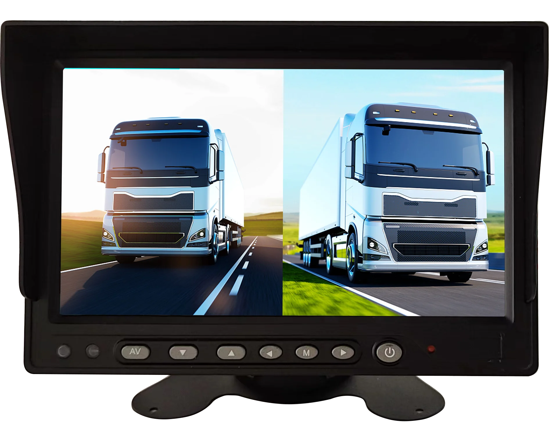 JEEBUS AHD waterproof split screen7 inch 9 inch 10.1 inch car monitor display for bus truck