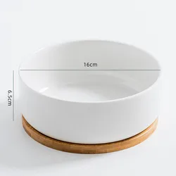 Multi Designs White Decorations For Home Decorative Pot Planter Garden Succulent Plants Ceramics Pot With Bamboo Tray